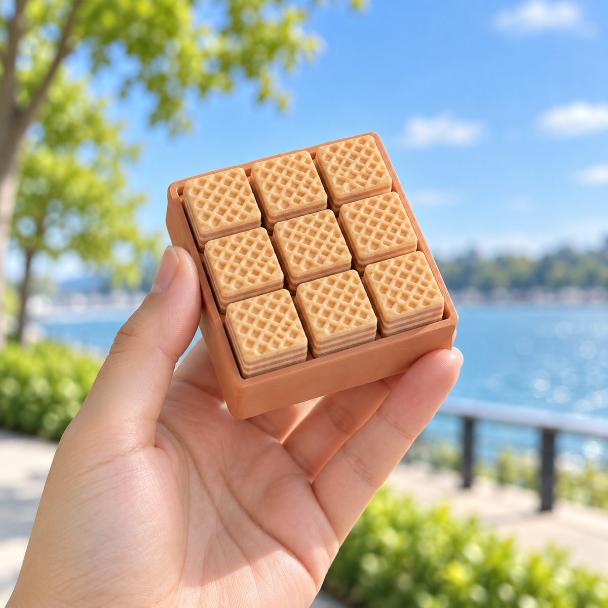 Squnny Wafer Tap 9-Key Fidget Toy