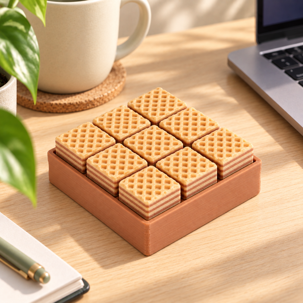 Squnny Wafer Tap 9-Key Fidget Toy