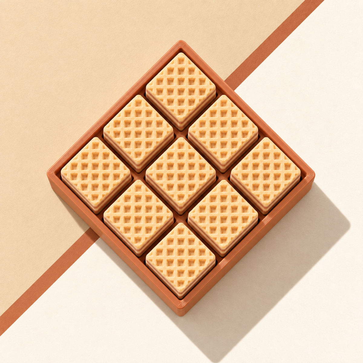 Squnny Wafer Tap 9-Key Fidget Toy