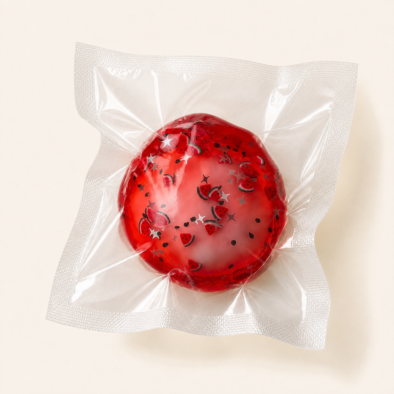 Squnny Watermelon Jelly Crunchy Squishy Ball - ASMR Stress Relief Toy