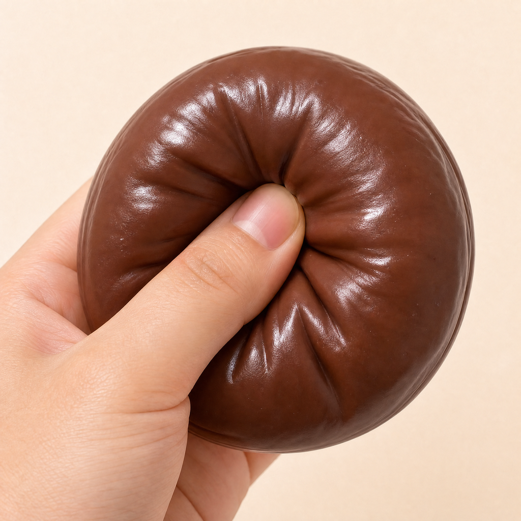 Squnny Chocolate Pie Crunchy Squishy - ASMR Stress Relief Toy