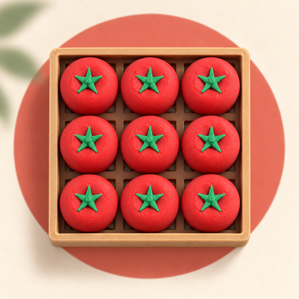 Squnny Tomato Tap 9-Key Fidget Toy