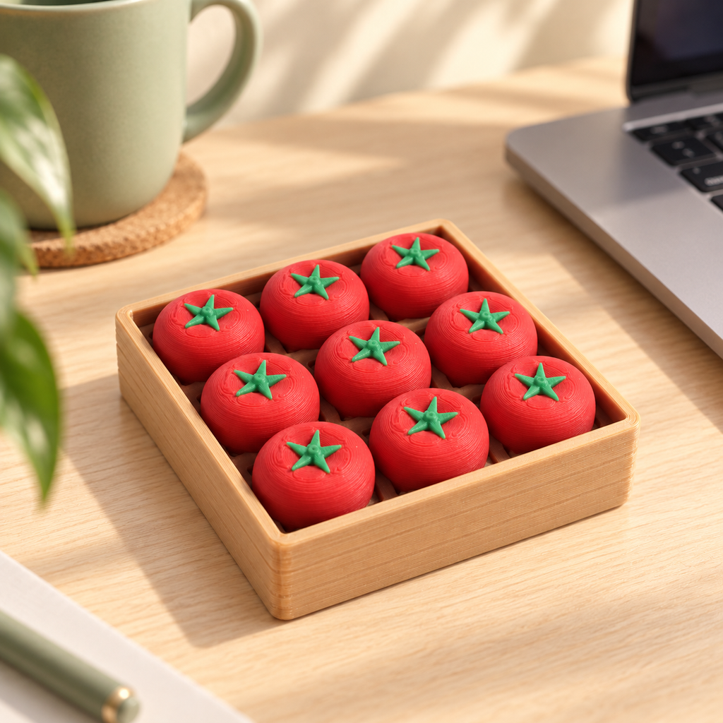 Squnny Tomato Tap 9-Key Fidget Toy