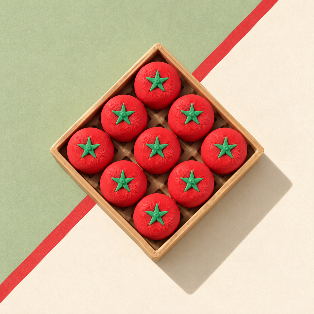 Squnny Tomato Tap 9-Key Fidget Toy
