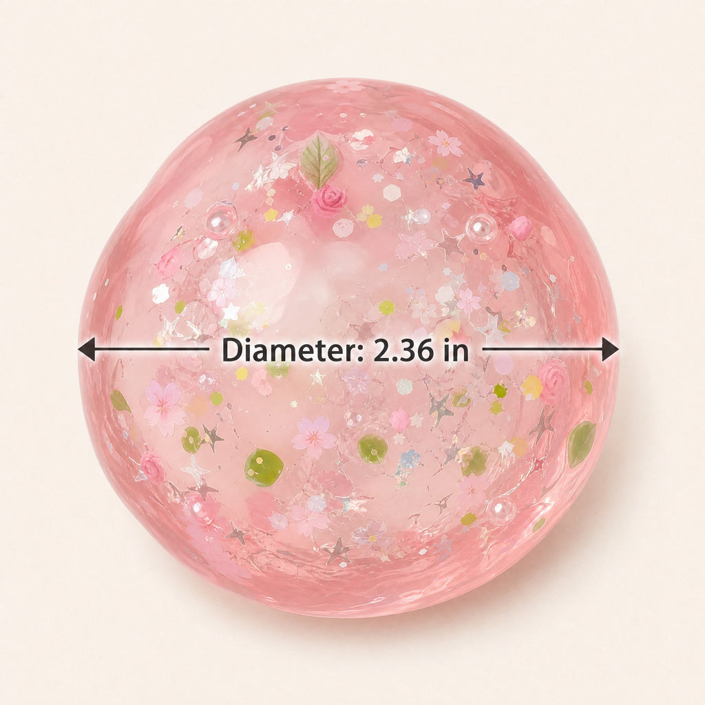 Squnny Sakura Jelly Crunchy Squishy Ball - ASMR Stress Relief Toy