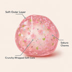 Squnny Sakura Jelly Crunchy Squishy Ball - ASMR Stress Relief Toy