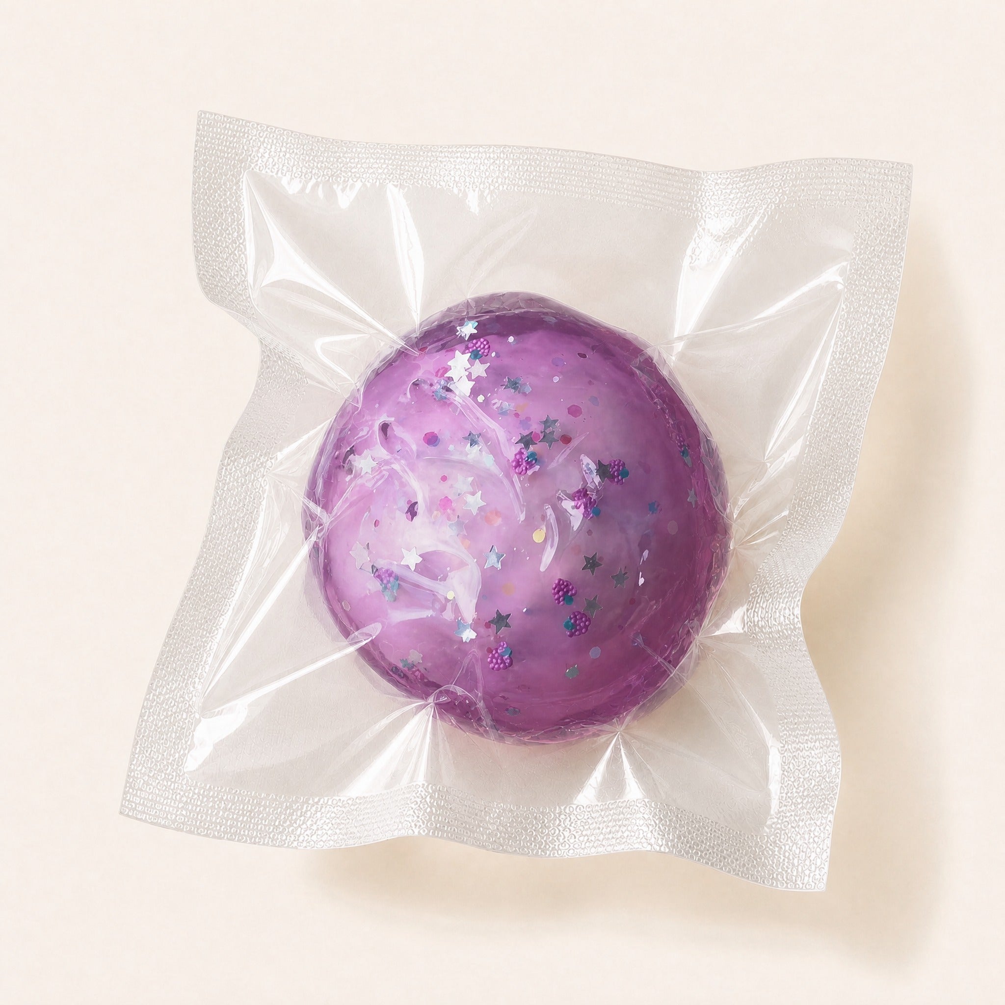 Squnny Grape Jelly Crunchy Squishy Ball - ASMR Stress Relief Toy