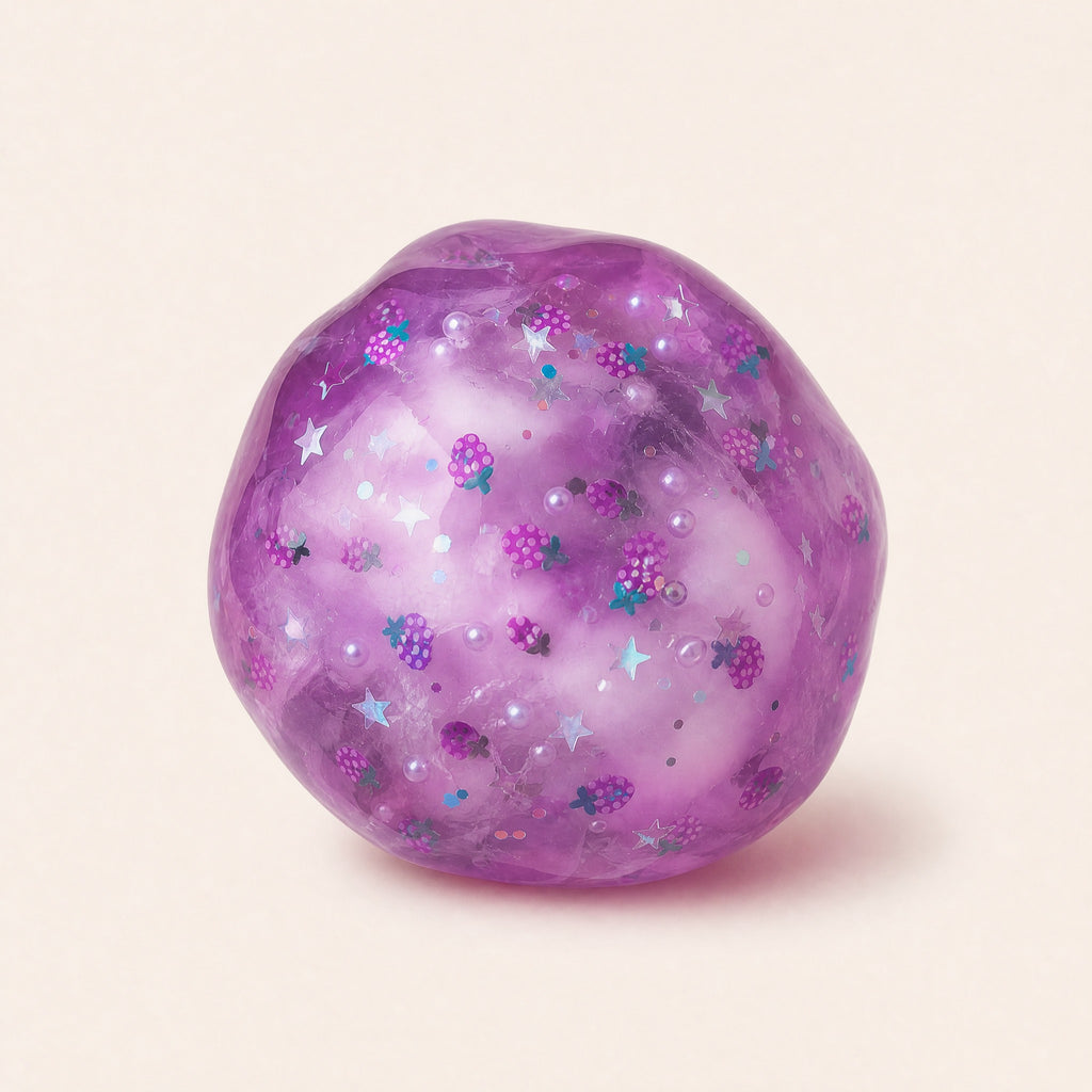 Squnny Grape Jelly Crunchy Squishy Ball - ASMR Stress Relief Toy
