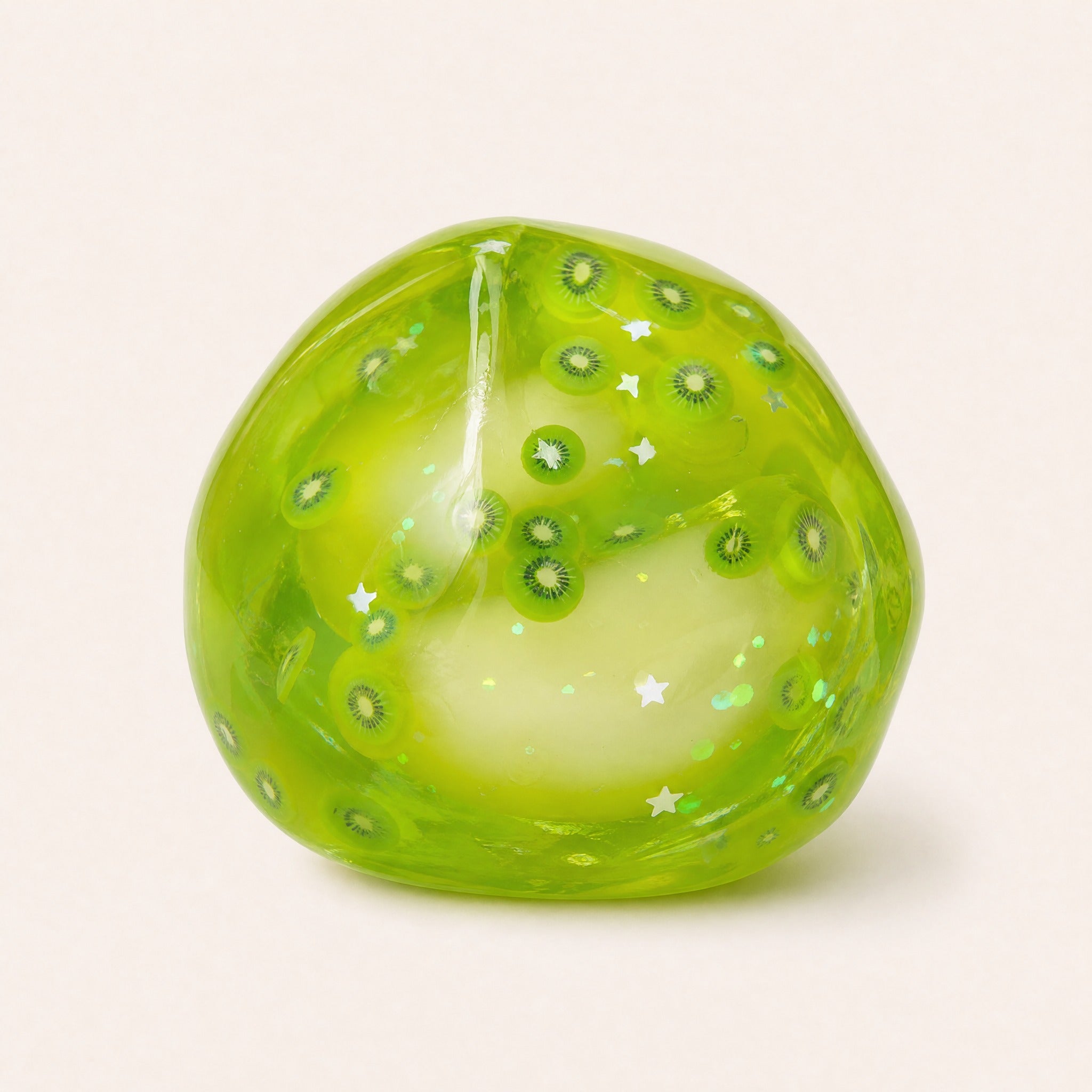 Squnny Kiwi Jelly Crunchy Squishy Ball - ASMR Stress Relief Toy Main image