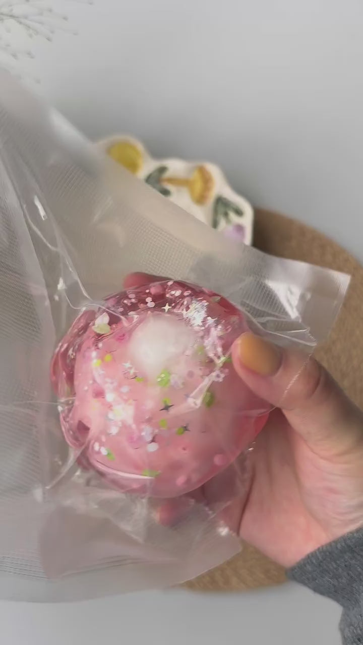 Squnny Sakura Jelly Crunchy Squishy Ball - ASMR Stress Relief Toy