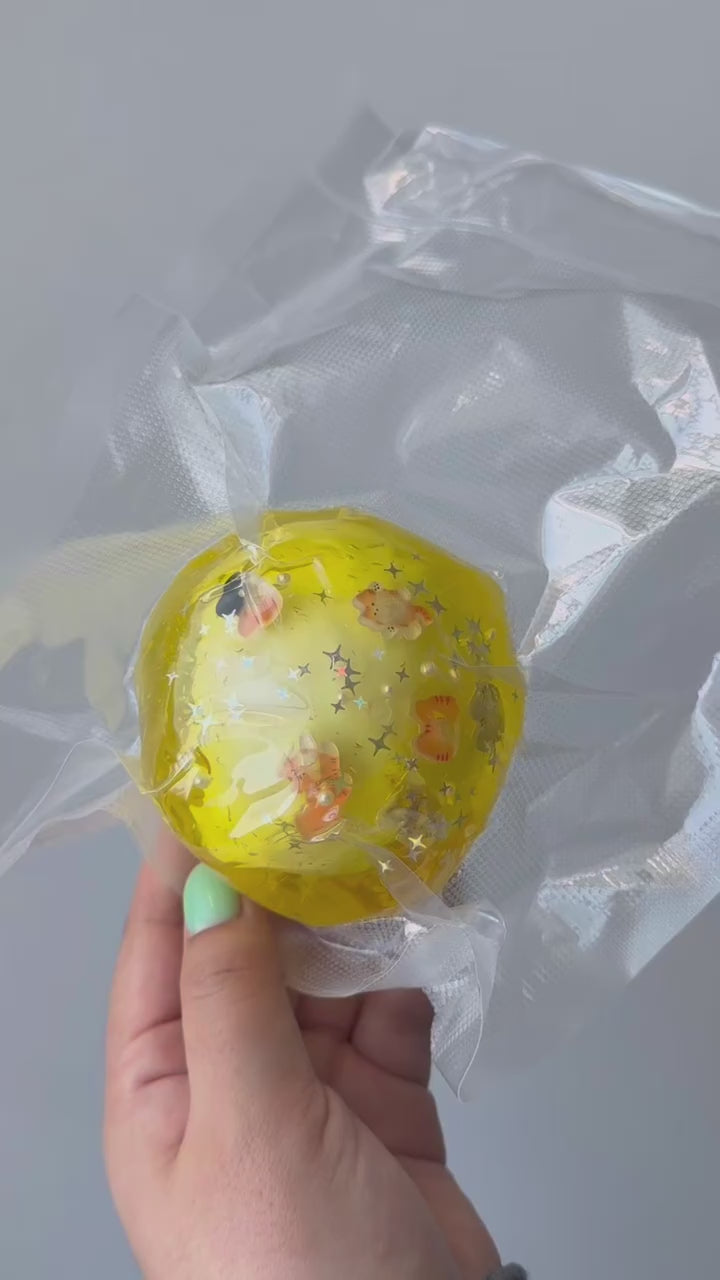 Squnny Cat Jelly Crunchy Squishy Ball - ASMR Stress Relief Toy